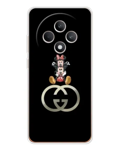 Чехол для OPPO Reno12 FS с картинкой «Минни Маус на лого» Чехол для OPPO Reno12 FS с картинкой «Минни Маус на лого»