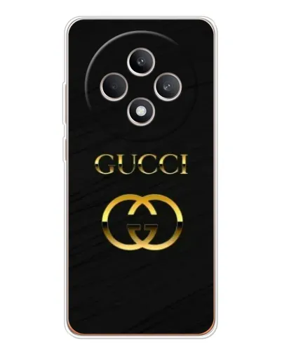 Чехол для OPPO Reno12 FS с картинкой «Золотой логотип Gucci» Чехол для OPPO Reno12 FS с картинкой «Золотой логотип Gucci»