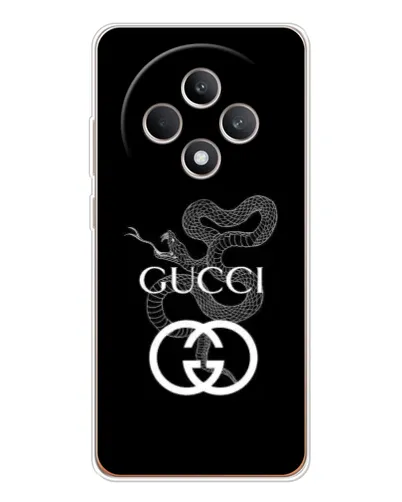 Чехол для OPPO Reno12 FS с картинкой «Gucci — серебряная змея» Чехол для OPPO Reno12 FS с картинкой «Gucci — серебряная змея»