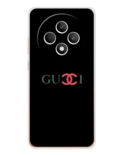 Чехол для OPPO Reno12 FS с картинкой «Gucci — красный градиент»