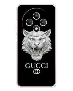 Чохол для OPPO Reno12 FS з картинкою «Gucci — срібний лев»