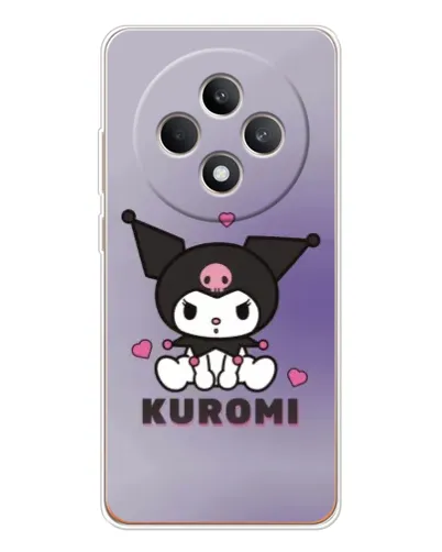 Чехол для OPPO Reno12 FS с картинкой «Kuromi — фиолетовый арт» Чехол для OPPO Reno12 FS с картинкой «Kuromi — фиолетовый арт»