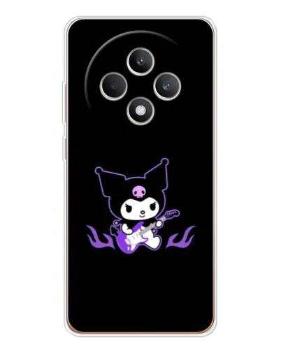 Чехол для OPPO Reno12 FS с картинкой «Электрическая Kuromi» Чехол для OPPO Reno12 FS с картинкой «Электрическая Kuromi»