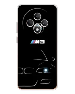 Чехол для OPPO Reno12 FS с картинкой «Минималистичный принт BMW M3»