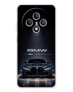 Чохол для OPPO Reno12 FS з картинкою «BMW крізь нічне місто»