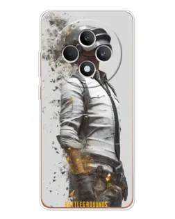 Чехол для OPPO Reno12 FS с картинкой «PUBG — боец в пыли»