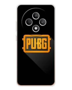 Чехол для OPPO Reno12 FS с картинкой «PUBG — рамка лого»