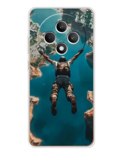 Чехол для OPPO Reno12 FS с картинкой «PUBG — свободное падение»