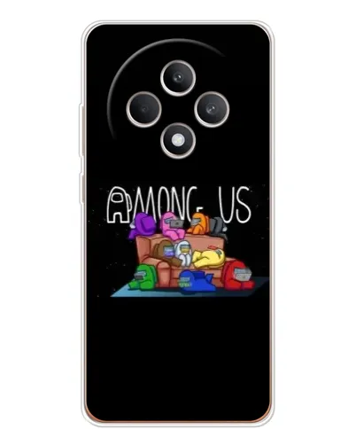 Чехол для OPPO Reno12 FS с картинкой «Логотип Among Us» Чехол для OPPO Reno12 FS с картинкой «Логотип Among Us»