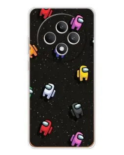 Чехол для OPPO Reno12 FS с картинкой «Космический паттерн Among Us» Чехол для OPPO Reno12 FS с картинкой «Космический паттерн Among Us»