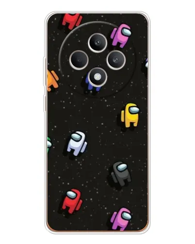 Чехол для OPPO Reno12 FS с картинкой «Космический паттерн Among Us» Чехол для OPPO Reno12 FS с картинкой «Космический паттерн Among Us»