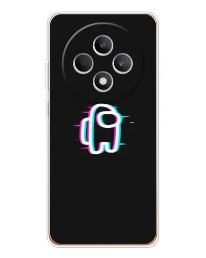 Чехол для OPPO Reno12 FS с картинкой «Among Us неон» Чехол для OPPO Reno12 FS с картинкой «Among Us неон»