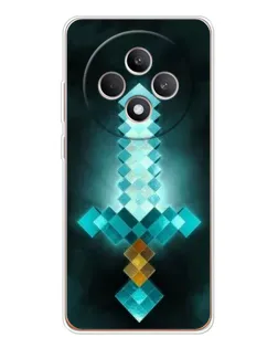 Чехол для OPPO Reno12 FS с картинкой «Алмазный меч неон» Чехол для OPPO Reno12 FS с картинкой «Алмазный меч неон»
