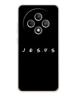Чехол для OPPO Reno12 FS с картинкой «Точки веры J.E.S.U.S.»