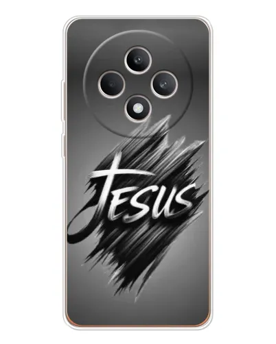 Чехол для OPPO Reno12 FS с картинкой «Надпись Jesus Graffiti» Чехол для OPPO Reno12 FS с картинкой «Надпись Jesus Graffiti»
