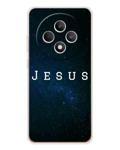 Чехол для OPPO Reno12 FS с картинкой «Звездное небо Jesus» Чехол для OPPO Reno12 FS с картинкой «Звездное небо Jesus»