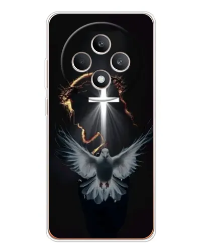 Чехол для OPPO Reno12 FS с картинкой «Голубь и Свет» Чехол для OPPO Reno12 FS с картинкой «Голубь и Свет»