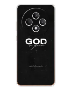 Чехол для OPPO Reno12 FS с картинкой «GOD — Бог над всем»