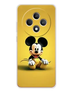 Чехол для OPPO Reno12 FS с картинкой «Микки на желтом»