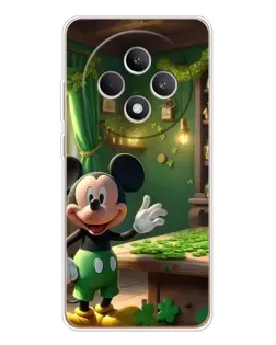 Чехол для OPPO Reno12 FS с картинкой «Микки в мастерской»