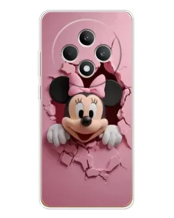 Чехол для OPPO Reno12 FS с картинкой «Минни сквозь стену»