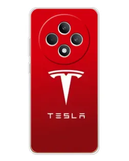 Чехол для OPPO Reno12 FS с картинкой «Tesla Red Classic» Чехол для OPPO Reno12 FS с картинкой «Tesla Red Classic»