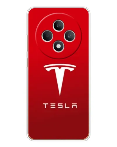 Чехол для OPPO Reno12 FS с картинкой «Tesla Red Classic»