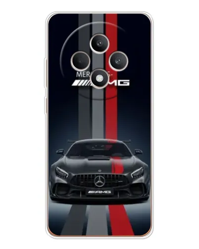Чехол для OPPO Reno12 FS с картинкой «Mercedes — белый карбон» Чехол для OPPO Reno12 FS с картинкой «Mercedes — белый карбон»