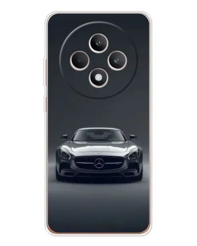 Чехол для OPPO Reno12 FS с картинкой «Mercedes на черном» Чехол для OPPO Reno12 FS с картинкой «Mercedes на черном»