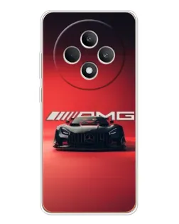 Чехол для OPPO Reno12 FS с картинкой «Mercedes AMG — красная линия»