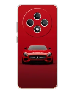 Чехол для OPPO Reno12 FS с картинкой «Красный Mercedes AMG»