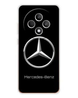 Чехол для OPPO Reno12 FS с картинкой «Mercedes Silver Logo»