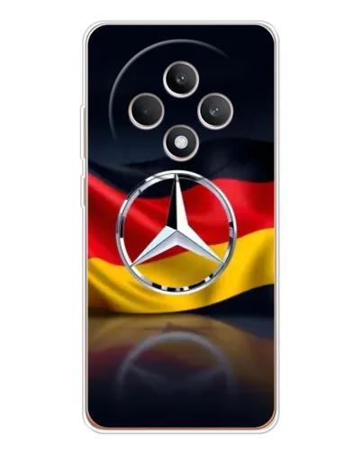 Чехол для OPPO Reno12 FS с картинкой «Mercedes — флаг Германии» Чехол для OPPO Reno12 FS с картинкой «Mercedes — флаг Германии»