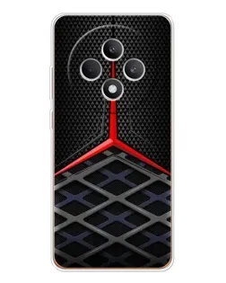 Чехол для OPPO Reno12 FS с картинкой «Mercedes Carbon Grid»