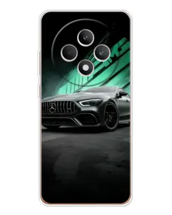 Чехол для OPPO Reno12 FS с картинкой «Темный Mercedes AMG»