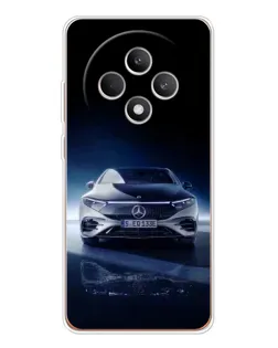 Чехол для OPPO Reno12 FS с картинкой «Ночной Mercedes EQ»