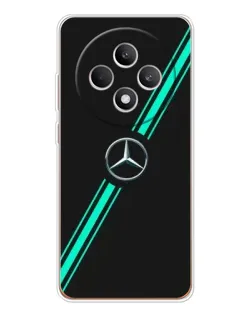 Чехол для OPPO Reno12 FS с картинкой «Спортивные линии Mercedes»