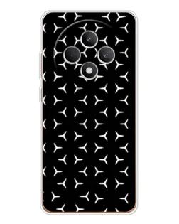 Чехол для OPPO Reno12 FS с картинкой «Mercedes паттерн звезд»