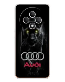 Чехол для OPPO Reno12 FS с картинкой «Пантера и Audi»