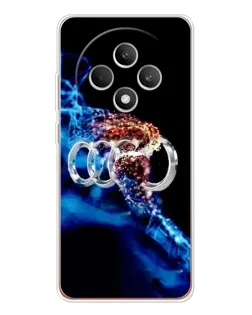 Чехол для OPPO Reno12 FS с картинкой «Энергия лого Audi»