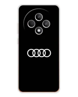 Чехол для OPPO Reno12 FS с картинкой «Audi White Logo»