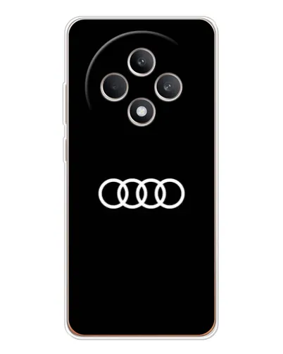 Чехол для OPPO Reno12 FS с картинкой «Audi White Logo» Чехол для OPPO Reno12 FS с картинкой «Audi White Logo»