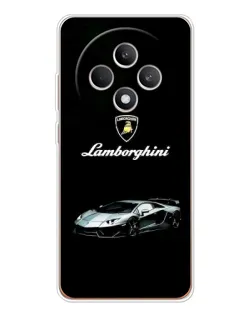 Чехол для OPPO Reno12 FS с картинкой «Логотип Lamborghini классика»