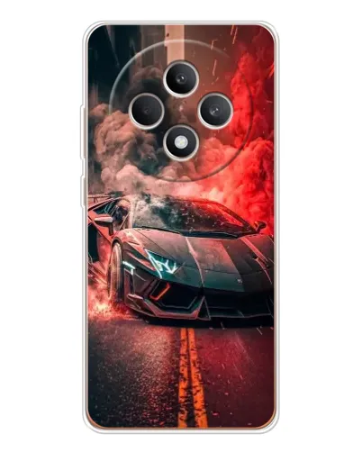Чехол для OPPO Reno12 FS с картинкой «Lamborghini красный дым» Чехол для OPPO Reno12 FS с картинкой «Lamborghini красный дым»