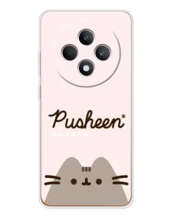 Чехол для OPPO Reno12 FS с картинкой «Pusheen логотип» Чехол для OPPO Reno12 FS с картинкой «Pusheen логотип»