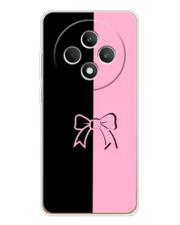 Чехол для OPPO Reno12 FS с картинкой «Половинки банта»