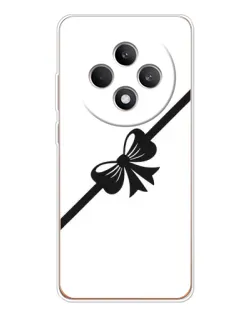 Чехол для OPPO Reno12 FS с картинкой «Диагональный бант»