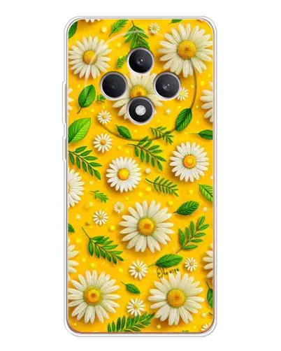 Чехол для OPPO Reno12 FS с картинкой «Ромашковое солнце»