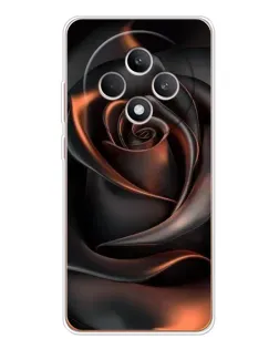 Чохол для OPPO Reno12 FS з картинкою «Шовкова чорна троянда» Чохол для OPPO Reno12 FS з картинкою «Шовкова чорна троянда»