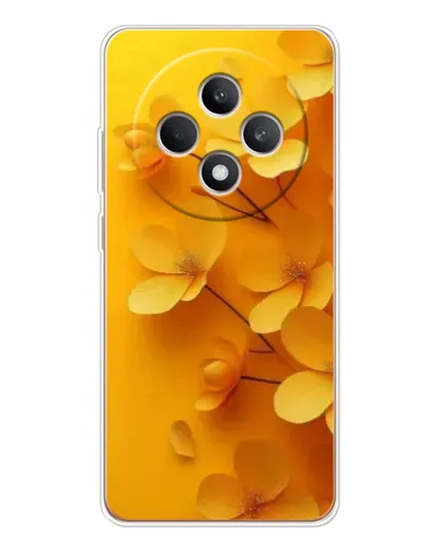 Чехол для OPPO Reno12 FS с картинкой «Золотые лепестки»